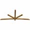 Ekena Millwork Alberta Rough Sawn Timber Gable Bracket, Western Red Cedar, 96"W x 44"H x 2"D x 4"F, 11/12 Pitch GBW096X44X0204ALB00RWR - alternate 5